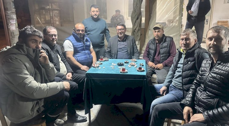 Ezine Esnaf ve Sanatkarlar Odası Başkanı Türker Demirhan’dan esnaf ziyaretleri