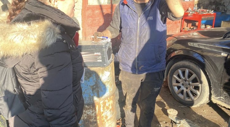 İlçe Sağlık Müdürlüğü ekiplerinden tütünle mücadele desteği