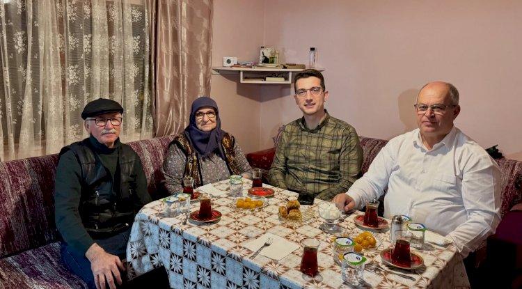 Kaymakam Kaptanoğlu’ndan Kıbrıs Gazisi Recep Kıral’a iftar ziyareti