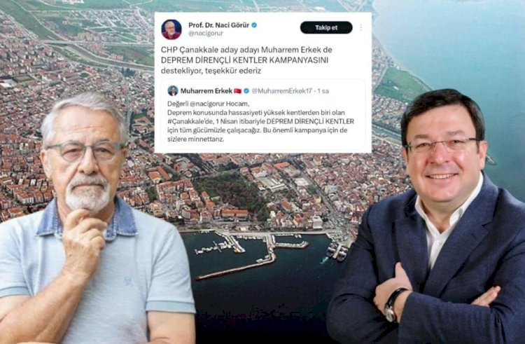 Naci Görür’den Erkek’e teşekkür