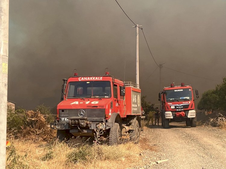 ÇÖPLÜKTE BAŞLAYAN YANGIN ORMANA SIÇRADI