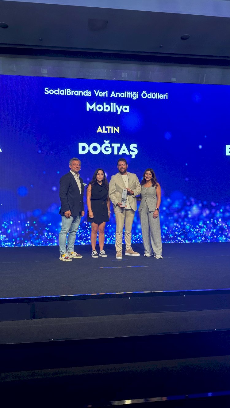 Doğtaş, altın ödülünün sahibi oldu